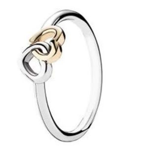 Pandora Interconnected hearts ring